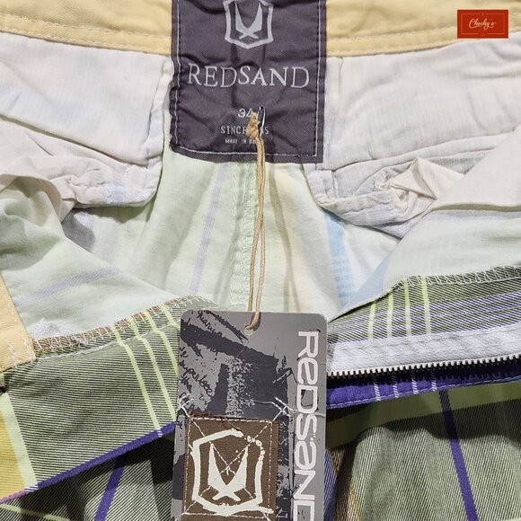 NEW Redsand Short Various Colors Pants With Pockets Size 34(ID80) - Picture 5 of 6